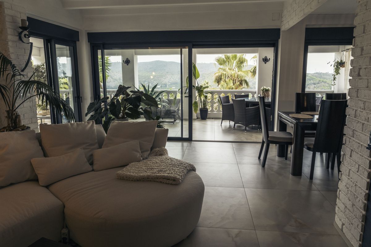 Penthouse living area